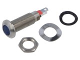 Lampă de control LED plată albastră 3,2V MARL IP67 &Oslash;8,1mm