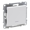 Intrerupator simplu cu led Legrand Suno alb 721111