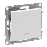 Intrerupator simplu cu led Legrand Suno alb 721111