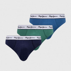 Pepe Jeans slip 3-pack barbati, culoarea albastru marin