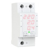 Cumpara ieftin Releu de tensiune monofazat ZUBR MF2-63 RED - Curent reglabil 0.1-63A, protectie termica, afisaj LED, montaj DIN