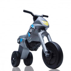 Tricicleta fara pedale Enduro Maxi gri-negru foto