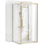 Cabina de dus De colt Rapid Swing Brush Gold