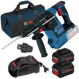 Bosch GBH 18V-26 F + ProCORE + GAL 1880 CV + 1619BZ0100 - Rotopercutor SDS-Plus 2.6 J mandrina interschimbabila + Set 2 acumulatori si incarcator Li-I