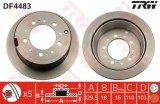 Disc frana LEXUS LX (UZJ100) (1997 - 2008) TRW DF4483