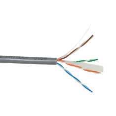 Cablu la metru UTP CAT6 PNI U06 cu 4 perechi pentru internet 1 Gigabit si sisteme de supraveghere