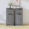 Gossi dulapuri, 2 buc., gri sonoma, 30x30x70 cm, lemn prelucrat