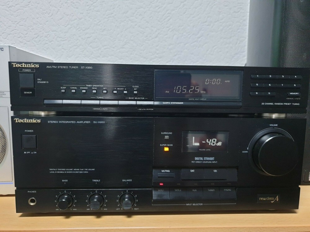 Sistem TECHNICS cu Amplificator SU-X950 si Tuner ST-X990, midi 360mm, stare  FB. | Okazii.ro