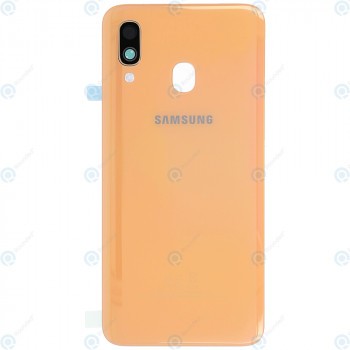 Samsung Galaxy A40 (SM-A405F) Capac baterie coral GH82-19406D foto