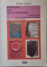 MANUAL DE RESTAURARE A CARTILOR VECHI SI A DOCUMENTELOR GRAFICE - FLOREA OPREA foto