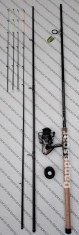 SET Feeder LANSETA WIND BLADE ACTIVE FORCE TFD1 3,9m 60-200gr 4Varfuri si MULINETA PROFL CHASER LA5000 TAMBUR LONG CAST