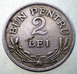 1.814 ROMANIA 2 LEI 1924 p POISSY