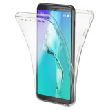 Husa Full TPU 360&deg; (fata + spate) pentru Samsung Galaxy A8 (2018), Transparent