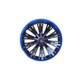 Set 4 capace roti model EVO negru+albastru 15&quot; Cod: WM4-1BL-15 Automotive TrustedCars, Oem
