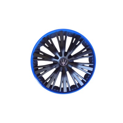 Set 4 capace roti model EVO negru+albastru 16&amp;quot; Cod: WM4-1BL-16 Automotive TrustedCars foto
