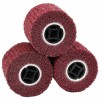 VidaXL Role de șlefuire 3 pcs Roșu 12 x 12 x 10 cm fibră sintetică