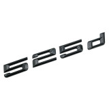 Emblema 525d Negru lucios, spate portbagaj BMW