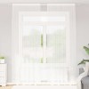 Perdele cu perdele Alb 150 x 280 cm Poliester