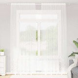 Cumpara ieftin Perdele cu perdele Alb 150 x 280 cm Poliester