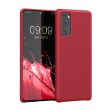 Husa pentru Samsung Galaxy S20 FE, Silicon, Rosu, 53605.208, Carcasa, Kwmobile