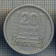 AX 451 MONEDA -ALGERIA COLONIE FRANCEZA-20 FRANCS-ANUL 1949 -STAREA CARE SE VEDE