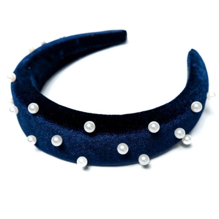 Bentita Par Bleumarin cu Perle