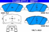 ATE 13.0460-5777.2 set placute frana,frana disc