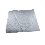 Protectie saltea bumbac cu elastic la colturi, 90x200 cm, umplutura fibre poliester, 150 g/m&sup2;, lavabila la 90&deg;C, alb