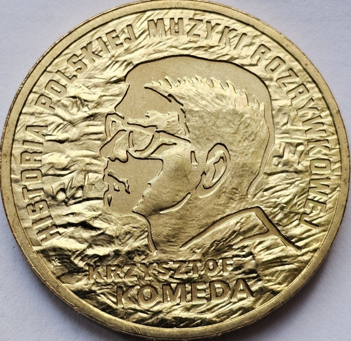 2 Zlote / Zloti 2010 Polonia, Krzysztof Komeda, unc