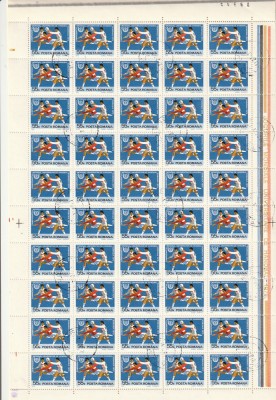 J. MONDIALE UNIVERSITARE DE HANDBAL ( LP 870 ) 1975 OBLITERATA IN COALA DE 50 foto