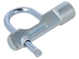 Lacăt cu toartă A: 85mm B: 38mm C: 7mm Cod cheie: T9