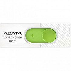 Usb flash drive adata uv320 64gb white/green retail usb 3.1