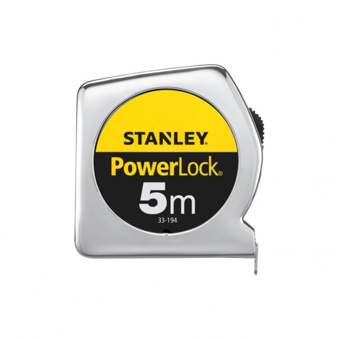 Stanley 1-33-194, ruleta powerlock cu carcasa ABS, 5m x 19mm