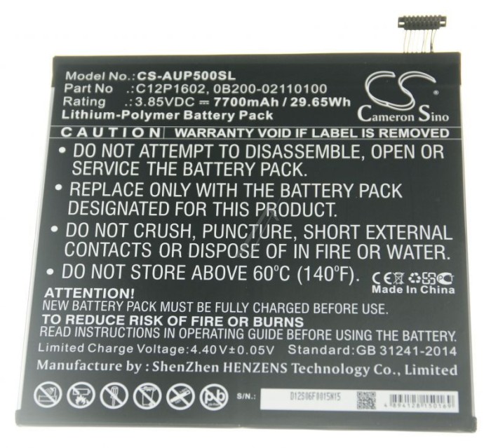 3,85V-7700MAH LI-POLYMER TABLET PC AKKU ALTERNATIV F&Uuml;R ASUS COM