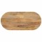 Gossi blat de masa oval, 140x50x2,5 cm, lemn masiv de mango