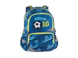 Ghiozdan anatomic pentru scoala cu 5 compartimente,model Football 10,41x28x20 cm