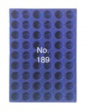 Cumpara ieftin SAFE 189 Tava mare albastra pentru monede cu 54 locasuri de 29.5 mm