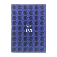 SAFE 189 Tava mare albastra pentru monede cu 54 locasuri de 29.5 mm