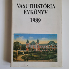 Anuar Istorie Feroviara (Istoria cailor ferate), 1989, Ungaria, 612 pagini, A4!