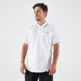 Tricou Polo Tenis DRY Alb Bărbaţi, Artengo