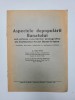 Emil Botis - Aspecte Depopularii Banatului, Timisoara 1939, Carte Veche