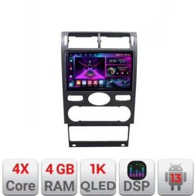 Navigatie Ford Mondeo intre anii 2004-2007 Android radio gps internet 4+64 InCell Display 1K Kit-mondeo2004+EDT-E209-RK CarStore Technology foto