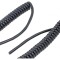 Cablu Spiralat PUR Negru 2x1mm2 300V/500V