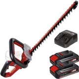 Einhell ARCURRA PXC + Twinpack CB + 4514095 - Masina de tuns gard viu 62 cm + Set 2 acumulatori si incarcator Li-Ion 18 V 2.5 Ah