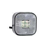 Lampa gabarit 62x62, LED, alba, 12-36V, Cod:FT-027-B Fristom Automotive TrustedCars, Oem