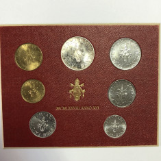 Vatican set lire 1978 contine 500 lire argint foto