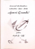 CONCURSUL INTERDISCIPLINAR MATEMATICA-FIZICA-STIINTE HENRI COANDA PENTRU CLASELE IV-VIII-COLECTIV-261593