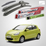 Cumpara ieftin Ștergătoare Mitsubishi Space Star II (A0_A, LA) 2012-prezent | Set Față și Spate Flat &ndash; TeamCar&reg;