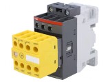 Contactor Electric 3-Pole cu 2 Contacte NC și 2 NO, 9A, ABB