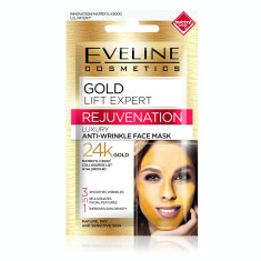 Masca luxurianta de fata Eveline Cosmetics Gold Lift Expert, 3 in 1 antirid cu aur de 24K foto